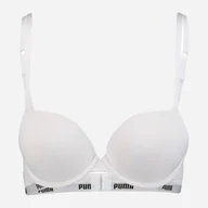Biustonosze - Biustonosz damski Push Up Puma Women Pushup Bra 90786405 70D Biały (8718824915166). Biustonosze damskie - miniaturka - grafika 1