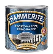 Emalie - Akzo Nobel Farba Hammerite Prosto Na Rdzę efekt młotkowy srebrno-szary 250ml - miniaturka - grafika 1