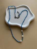 Naszyjniki - Naszyjnik z koralików ALE 002 - miniaturka - grafika 1