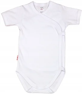 Body KOPERTOWE K/R 100% Bawełna BIAŁE r 56 KLEKLE - Body dla niemowląt - miniaturka - grafika 1