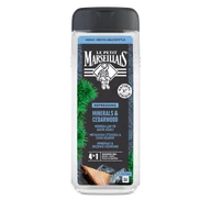Żele pod prysznic dla mężczyzn - Le Petit Marseillais Żel pod Prysznic dla Mężczyzn 4w1 Minerały & Drzewo Cedrowe 400ml - miniaturka - grafika 1