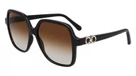 Okulary przeciwsłoneczne - FERRAGAMO SF1083S Okulary, Dark Brown, 57/15/140 dla kobiet, Dark Brown - miniaturka - grafika 1