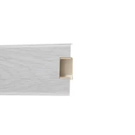 Listwy przypodłogowe - Arbiton Listwa przypodłogowa LARS 70 mm śnieżny jesion - miniaturka - grafika 1