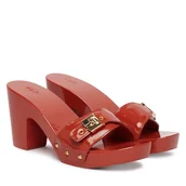 Klapki i japonki damskie - Klapki Scholl Pescura Cameron F32298 Brązowy - miniaturka - grafika 1