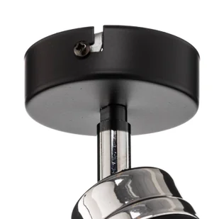 Luminex Spot Reno black/chrome 1 5145 - Lampy sufitowe - miniaturka - grafika 5