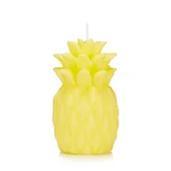 Świece - Świeca dekoracyjna ANANAS 12 cm kolor ŻÓŁTY - miniaturka - grafika 1