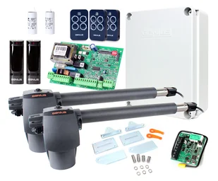 Zestaw Genius G-Bat 300 z lampą do 6m bram dwuskrzydłowych - Zestawy do bram - miniaturka - grafika 6