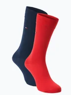 Skarpetki męskie - Tommy Hilfiger Skarpety pakowane po 2 szt. Mężczyźni Bawełna niebieski jednolity, 39-42 - miniaturka - grafika 1