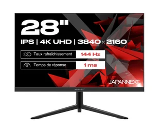 JAPANNEXT JN-IPS280UHD144F (28") 4K Ultra HD LCD Czarny - Monitory - miniaturka - grafika 1