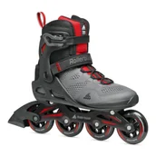 Rolki - ROLLERBLADE rolki fitness z kauczukowymi kołami macroblade szare - miniaturka - grafika 1