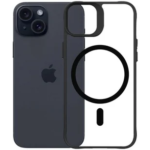Etui 3MK Satin Guardx MagCase do Apple iPhone 15 Przezroczysto-czarny - Etui i futerały do telefonów - miniaturka - grafika 1