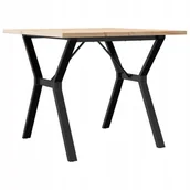 Stoły - Stół jadalniany z nogami w kształcie litery Y, 90x90x75,5 cm - miniaturka - grafika 1