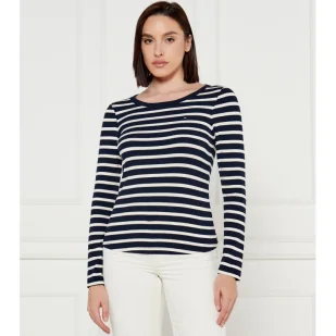 Tommy Hilfiger Bluzka Slim Fit - Bluzki damskie - miniaturka - grafika 1