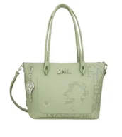 Torebki damskie - Anekke original duża torebka na ramię miętowa 2w1 - miniaturka - grafika 1