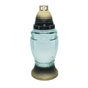 Lampiony i znicze - Znicz Z-384 kolumna antyczna 25 cm złoty - miniaturka - grafika 1