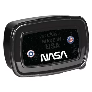 Pudełko Lunchbox Śniadaniówka Paso Nasa Czarny Usa - Lunch boxy - miniaturka - grafika 1