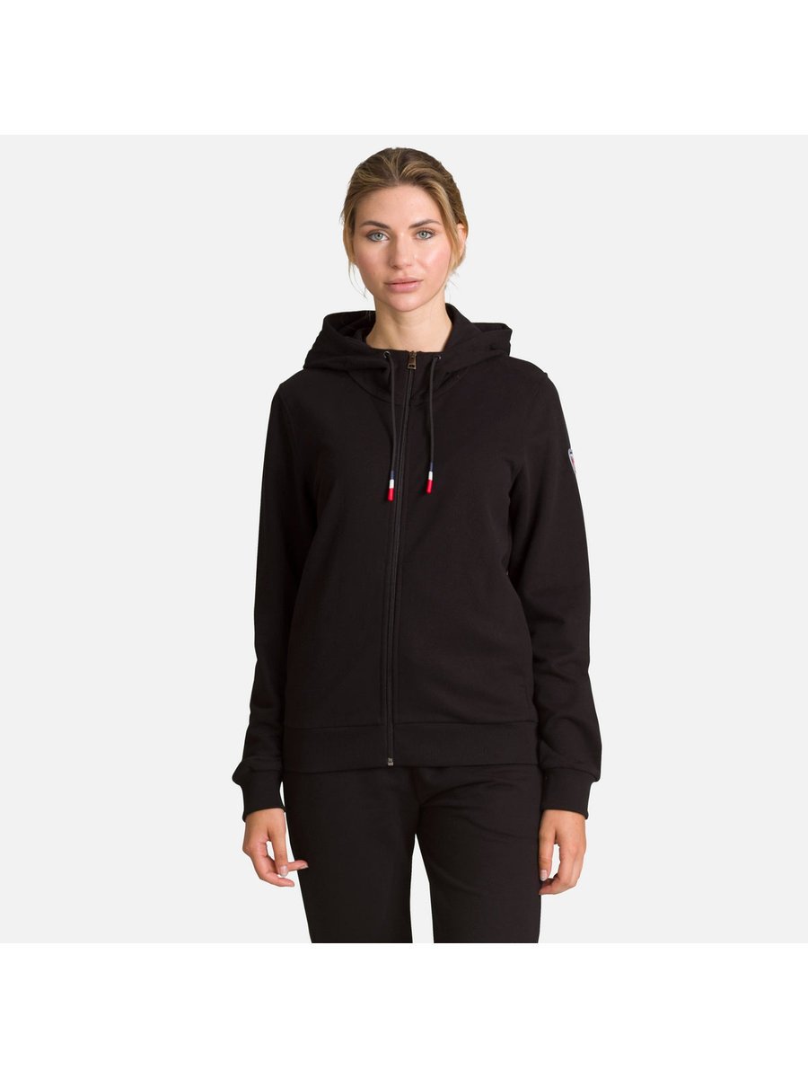 Bluza Rossignol W Logo Sweat Fz Hood Fl czarny 2XS