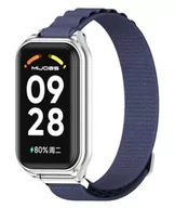 Akcesoria do smartwatchy - opaska pasek bransoleta NYLON PRO Xiaomi Redmi Smart Band 2 / Mi Band 8 Active granatowa - miniaturka - grafika 1