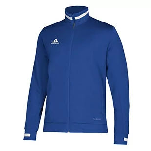 adidas Męska kurtka T19 sportowa z zamkiem błyskawicznym poli (Royal, S) płaszcz, Königsblau, S - Kurtki męskie - miniaturka - grafika 1