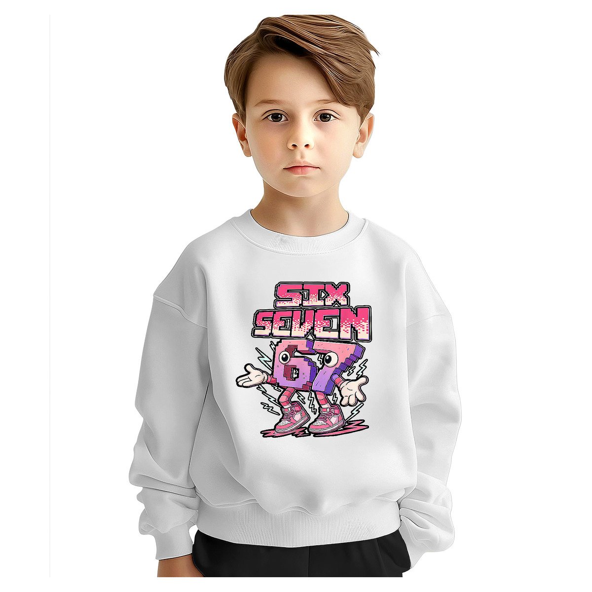BLUZA DZIECIĘCA 67 SIX SEVEN VIRAL 146-152 DLA CHŁOPCA DZIEWCZYNKI