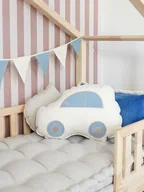 Kołdry i poduszki dla dzieci - Poduszka dekoracyjna autko "Jeans" - miniaturka - grafika 1