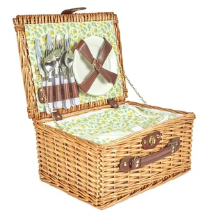 Kosz piknikowy dla czterech osób - Pojemniki kuchenne - miniaturka - grafika 1