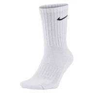 Skarpetki męskie - Skarpety NIKE 3PPK NIKE CUSHIONED CREW SX4508-101 – Biały - miniaturka - grafika 1