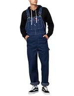 Spodenki męskie - Dickies Męskie spodnie jeansowe sztywne na szelkach, Sztywny indygo, 38W / 30L - miniaturka - grafika 1