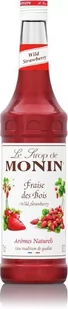 Monin Syrop WILD STRAWBERRY 0,7 L - poziomkowy - Syropy i koncentraty owocowe - miniaturka - grafika 1