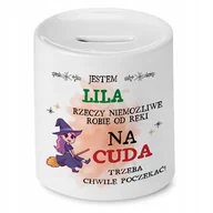 Skarbonki - Skarbonka Dla Lilii Idealny Imieniny Prezent z Nadrukiem ze Zdjęciem - miniaturka - grafika 1
