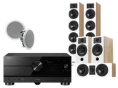 Kino domowe - Yamaha RX-A6A (czarny) + Diva 6 + 3 + 7 (dąb) + RD 280 - miniaturka - grafika 1