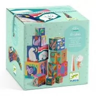 Układanki dla dzieci - Puzzle Układanka z klocków Dzikie zwierzęta DJ08511 Djeco - miniaturka - grafika 1