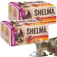 Mokra karma dla kotów - Pożywna mokra karma dla kota Mega Box Shelma - 2x40 saszetek po 85 g - miniaturka - grafika 1