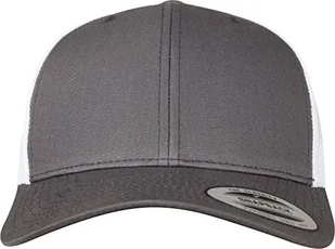 Flexfit Unisex Retro Trucker 2-kolorowa czapka baseballowa, ciemnoszary/biały, jeden rozmiar, ciemnoszary/biały, jeden rozmiar - Czapki damskie - miniaturka - grafika 1