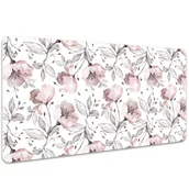 Podkładki na biurko - Mata z nadrukiem na biurko Pastelowe maki 100x50 cm, Dywanomat - miniaturka - grafika 1