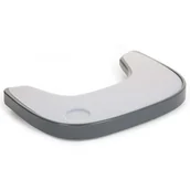 Krzesełka do karmienia - CHILDHOME Silikonowa taca do karmienia z pokrywą Evolu, antracytowa - miniaturka - grafika 1