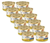 Mokra karma dla kotów - Purina Gourmet Gold mus z kurczakiem 12x85g - miniaturka - grafika 1