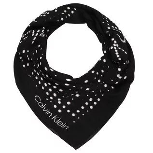 Apaszki i szaliki damskie - Calvin Klein Chusta 130 cm ck black K60K609162-BAX - grafika 1