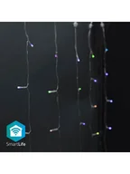 Systemy inteligentnych domów - Nedis SmartLife Stringlight/Decorative LED Curtains - 3x3 meter - RGB - miniaturka - grafika 1