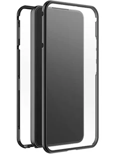 Black Rock - Etui 360 stopni Glass Case pasuje do Samsung Galaxy S22 5G I etui na telefon komórkowy, zamknięcie magnetyczne, przezroczyste, z czarną ramką) - Etui i futerały do telefonów - miniaturka - grafika 1