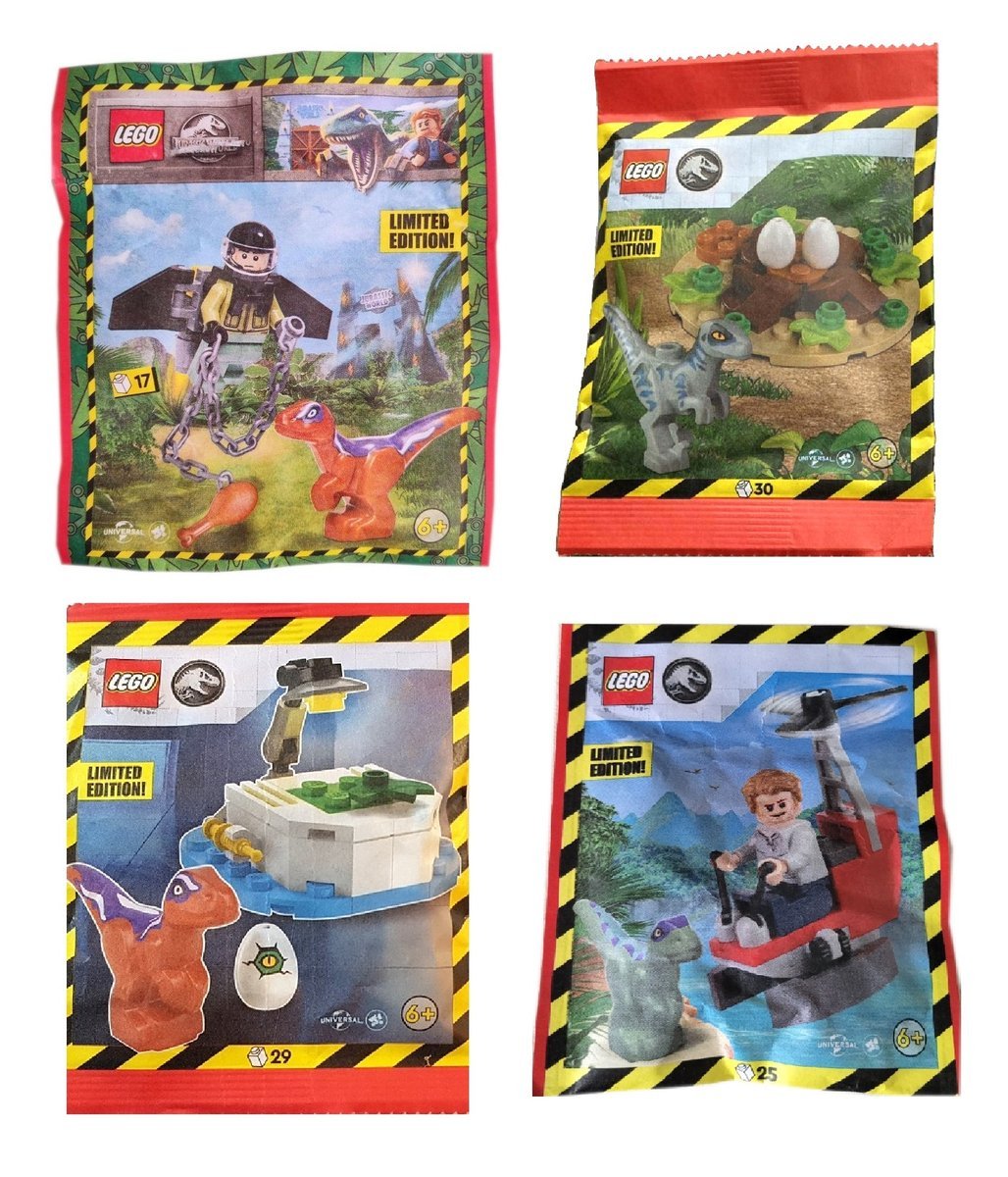 Klocki LEGO Jurassic World - Zestaw 4 Polybag - JW03