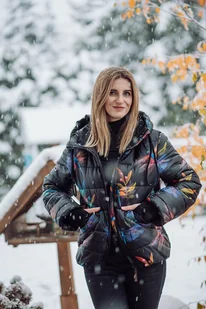 Kurtka zimowa krótka ważki - Kurtki damskie - miniaturka - grafika 1