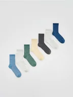 Skarpetki dla dzieci - Reserved - Skarpetki 7 pack - niebieski - miniaturka - grafika 1