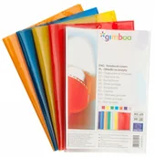 Szkolne artykuły papiernicze - GIMBOO Okładka na zeszyt krystaliczna A5 150mikr niebieska - miniaturka - grafika 1