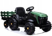 Pojazdy elektryczne dla dzieci - Ogromny Traktor Autko Na Akumulator Światła Audio Mp3 Pilot + Przyczepka - miniaturka - grafika 1