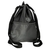 Plecaki worki - Reebok Arlo Plecak Torba Czarny 35x46 cms Poliester by Joumma Bags, Czarny (Black), Talla única, worek na plecak - miniaturka - grafika 1