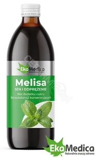 EkaMedica Melisa 0,5 L Sok 100% EM909 - Nalewki - miniaturka - grafika 2
