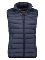 Kamizelki damskie - Geographical Norway Kamizelka pikowana "Vatikotal" w kolorze granatowym - miniaturka - grafika 1