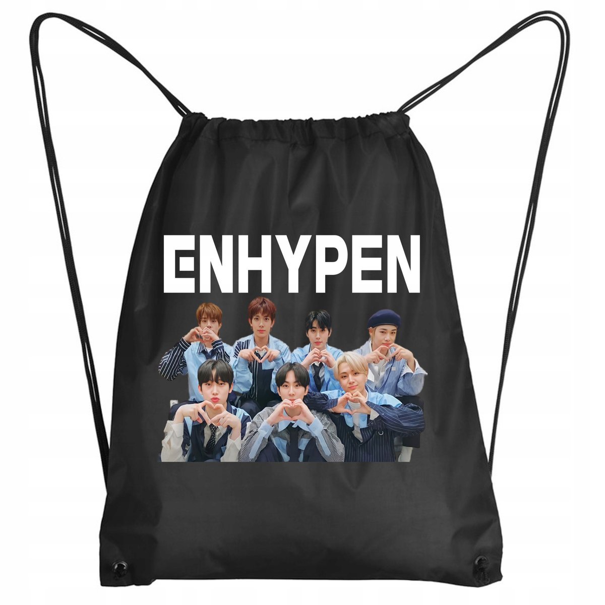 PLECAK ENHYPEN WOREK K-POP PREMIUM CZARNY P382