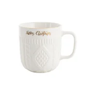 Kubki - Kubek reliefowany Merry Christmas 340 ml - miniaturka - grafika 1
